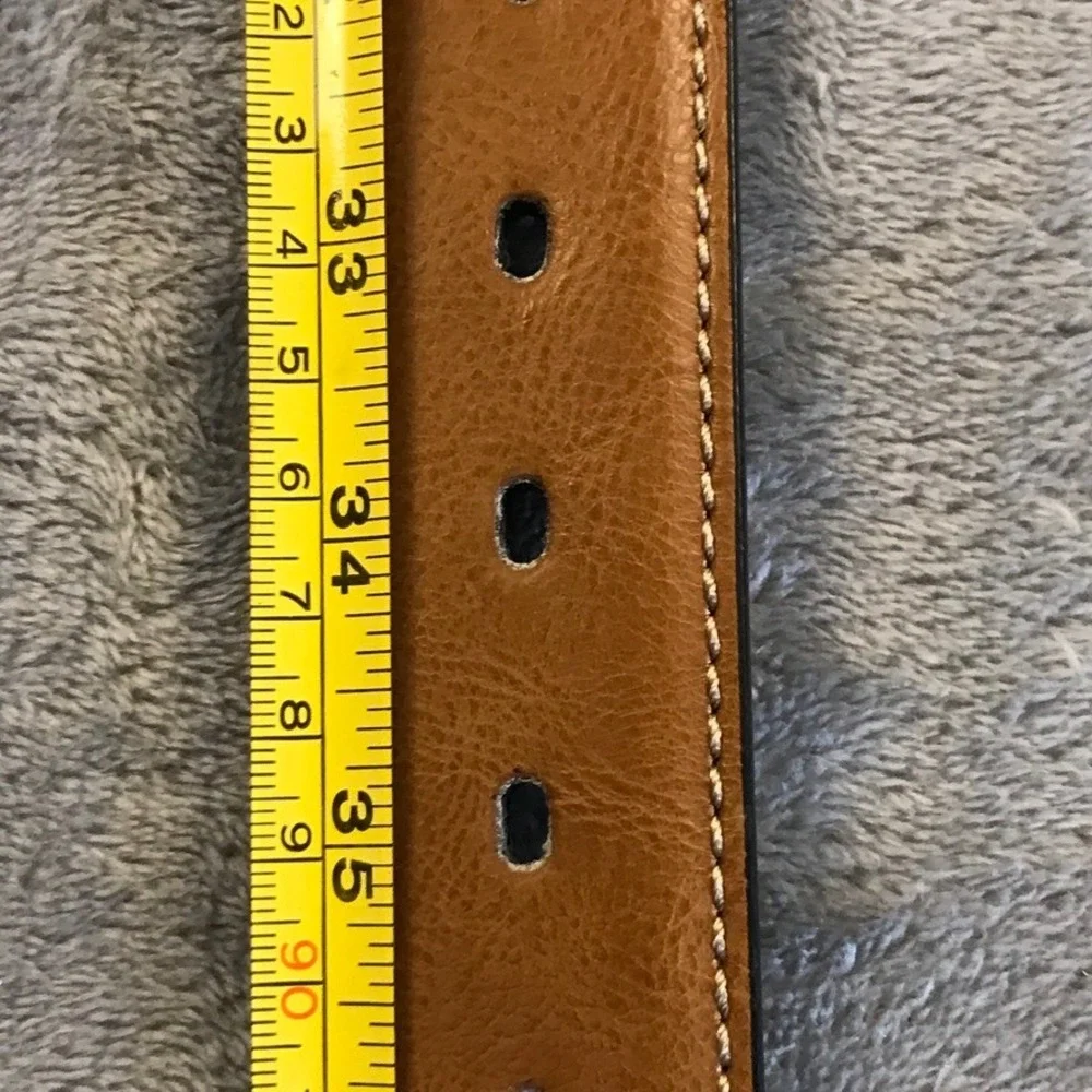 Columbia Mens Reversible Leather Belt Tan Black Size 34 11CO020048 New